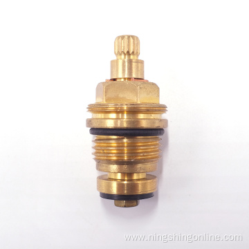 Brass core faucet cartridges